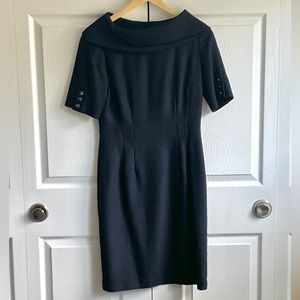 Isabella DeMarco black tweed dress